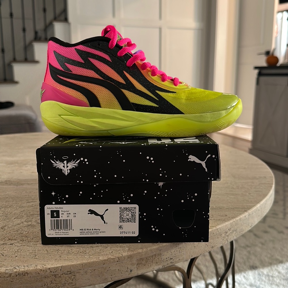 Puma MB Rick and Morty sneakers . Used Like new